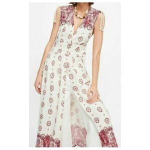Zara Maxi Dress Tunic Embroidery 2333/425